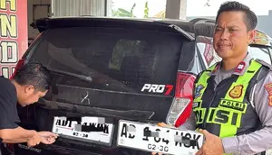 Nomor Pelat Pajero di Sragen Curi Perhatian, Berakhir Ditilang Polisi