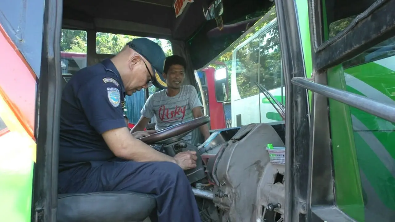 Bus Angkutan Lebaran Cirebon Ditemukan Tidak Laik Jalan
