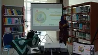 Pustakawan&nbsp;Universitas 'Aisyiyah Yogyakarta&nbsp;Irkhamiyati. (Liputan6.com/ Dok Ist)