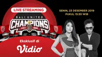 Saksikan Live Streaming Parade Selebrasi Kemenangan Bali United