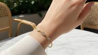 Model Gelang Wanita Elegan 3 Gram 10 Karat/Gemini AI