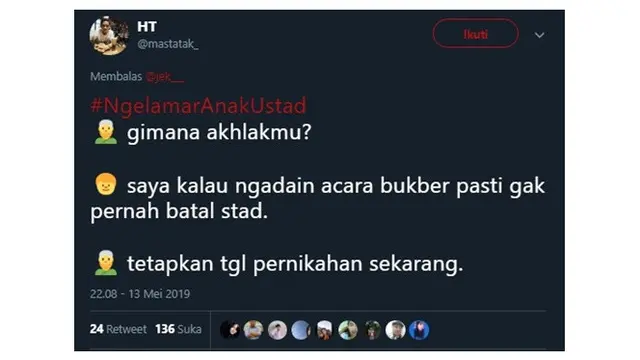 Drama Saat ‘Lamar Anak Ustaz’ Ini Bikin Senyum-senyum Kecut