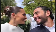 Thylane Blondeau Si Gadis Tercantik di Dunia Menikah, Anggun Bergaun Pengantin Satin