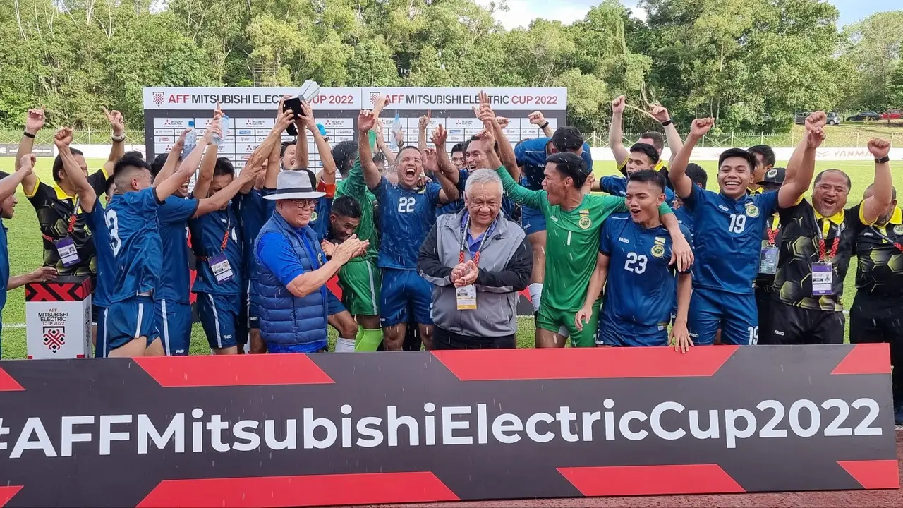 Brunei Darussalam lolos ke penyisihan grup Piala AFF 2022.
