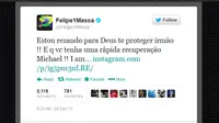 Para Pembalap F1 Doakan Schumacher Lewat Twitter