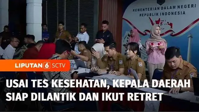 VIDEO: Jelang Retret, 242 Kepala Daerah dari Timur Indonesia Jalani Tes Kesehatan