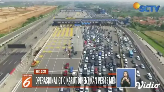 Kurangi Macet, Gerbang Tol Cikarut Tak Berbayar Selama Arus Mudik Lebaran