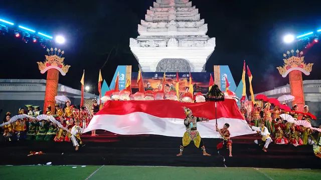 Festival Kebangsaan hadirkan pertunjukan berbagai macam suku yang ada di Banyuwangi (Istimewa)