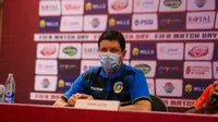 Fabio Joaquim Maciel Da Silva sebagai Pelatih Timnas Timor Leste. (Maheswara Putra/Bola.com)