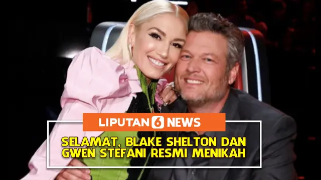 VIDEO: Selamat! Blake Shelton dan Gwen Stefani Resmi Menikah