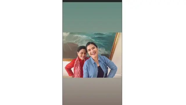 Kahiyang Ayu di ulang tahun Iriana Jokowi