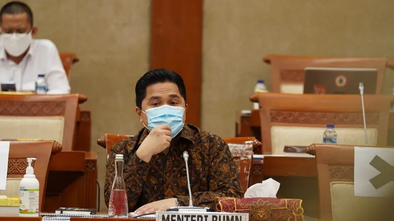 Menteri BUMN Erick Thohir hingga saat ini terus melakukan efisiensi di tubuh Kementerian BUMN. (Dok Kementerian BUMN)