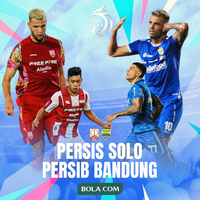 BRI Liga 1 - Persis Solo Vs Persib Bandung - Karim Rossi, Althaf Alrizky Vs Tyronne del Pino, Ciro Alves