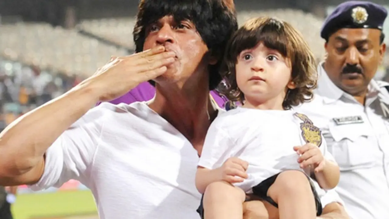 shah rukh khan dan Abram Khan