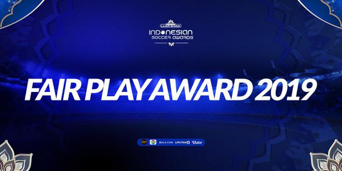 VIDEO: Fair Play Team Indonesian Soccer Awards 2019