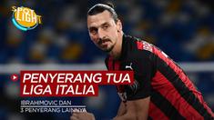 Berita video spotlight kali ini membahas tentang para penyerang tua di Liga Italia, ada Zlatan Ibrahimovic dan Cristiano Ronaldo.