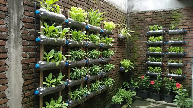 Tower Garden dari Botol Plastik Bekas