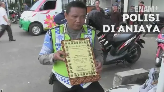  Aiptu Sutisna, polisi yang dicakar pengendara mobil mendapat penghargaan dari Kapolda Metro Jaya