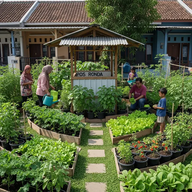 9 Ide Kebun Sayur di Sekitar Pos Ronda untuk Aktivitas Warga, Jadi Sumber Pangan