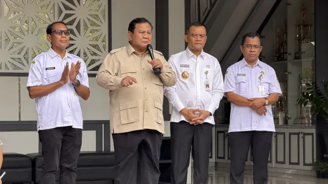 Prabowo di SMAN 1 Cilacap