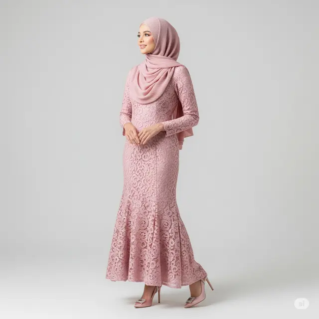 Inspirasi Baju Brokat Pernikahan Bridesmaid Style.