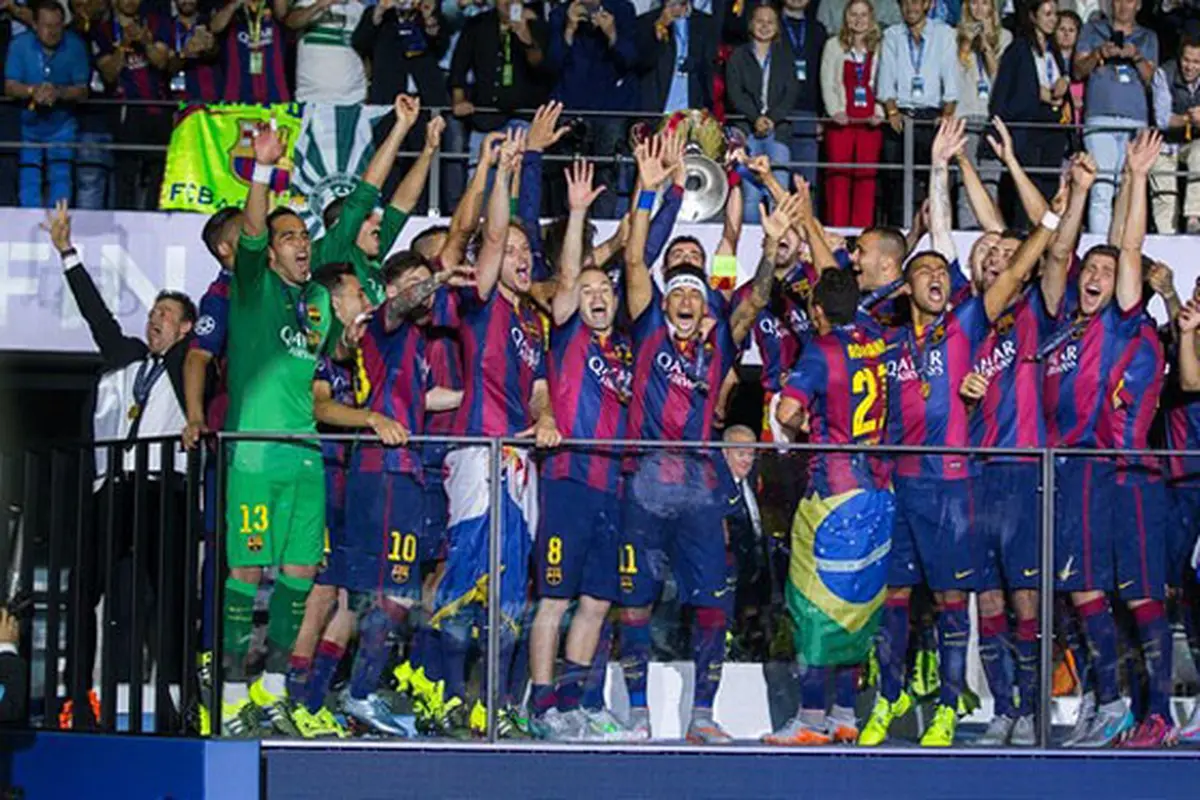 Euforia Kemenangan Barcelona Sang Juara Liga Champions 2015