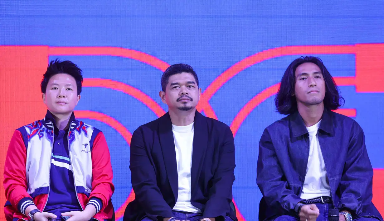 Salah satunya ialah talkshow bersama atlet dan legenda berbagai cabor termasuk Bambang Pamungkas, dan Liliyana Natsir. (Bola.com/M Iqbal Ichsan)