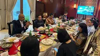 Direktur Gates Foundation untuk Asia Selatan dan Asia Tenggara, Hari Menon bertemu dengan media di Senayan, Jakarta Selatan, Rabu (7/5/2025). (Tasha/Liputan6.com)
