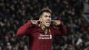 3. Roberto Firmino - Penyerang asal Brasil ini memiliki kemampuan dalam mengacak-acak dan membuyarkan konsentrasi pertahanan lawan. Firmino dipastikan akan lebih sering untuk membuka peluang bagi rekan setimnya mencetak gol. (AFP/Javier Soriano)