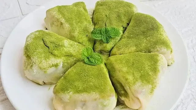 Resep matcha cheesecake. (dok. Cookpad @Sulistintin)