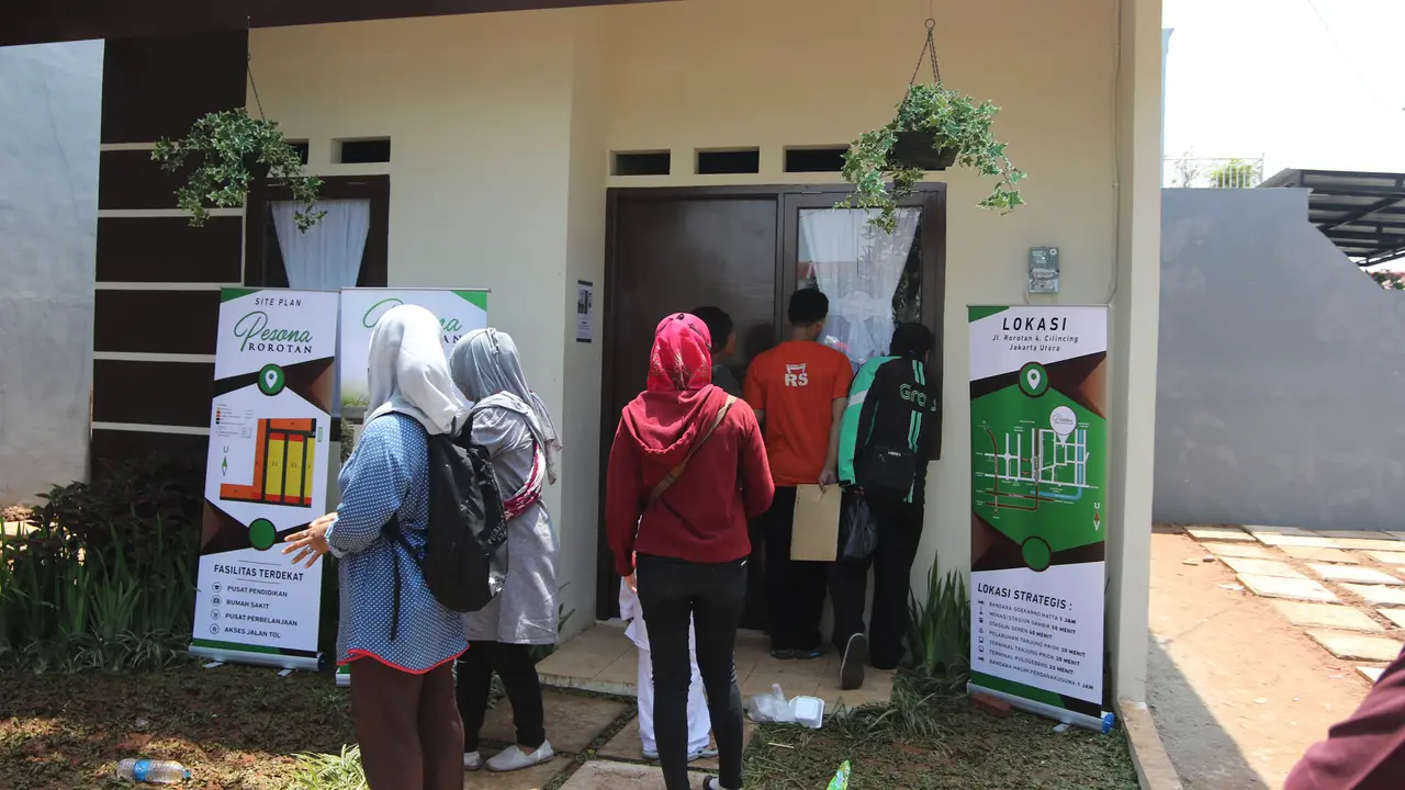 Antusiasme Warga Daftar Rumah DP Nol Rupiah