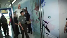 Kamis (24/4/2014), Kapuspen TNI Mayjen M Fuad Basya berkesempatan datang ke SCTV Tower di Jakarta. (Liputan6.com/Helmi Fithriansyah)