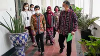 Wakil Menteri Kesehatan RI&nbsp;Dante Saksono Harbuwono menghadiri Sarasehan Dies Natalis ke-73 FKUI di Gedung IMERI FKUI Jakarta pada Kamis, 9 Februari 2023. (Dok Kementerian Kesehatan RI)