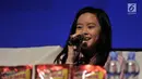 Selebgram Clarice Cutie memberi pemaparan saat  menjadi pembicara dalam diskusi panel di acara XYZ Day 2018 di The Hall, Senayan City, Jakarta, Rabu (25/4). (Merdeka.com/Iqbal S Nugroho)