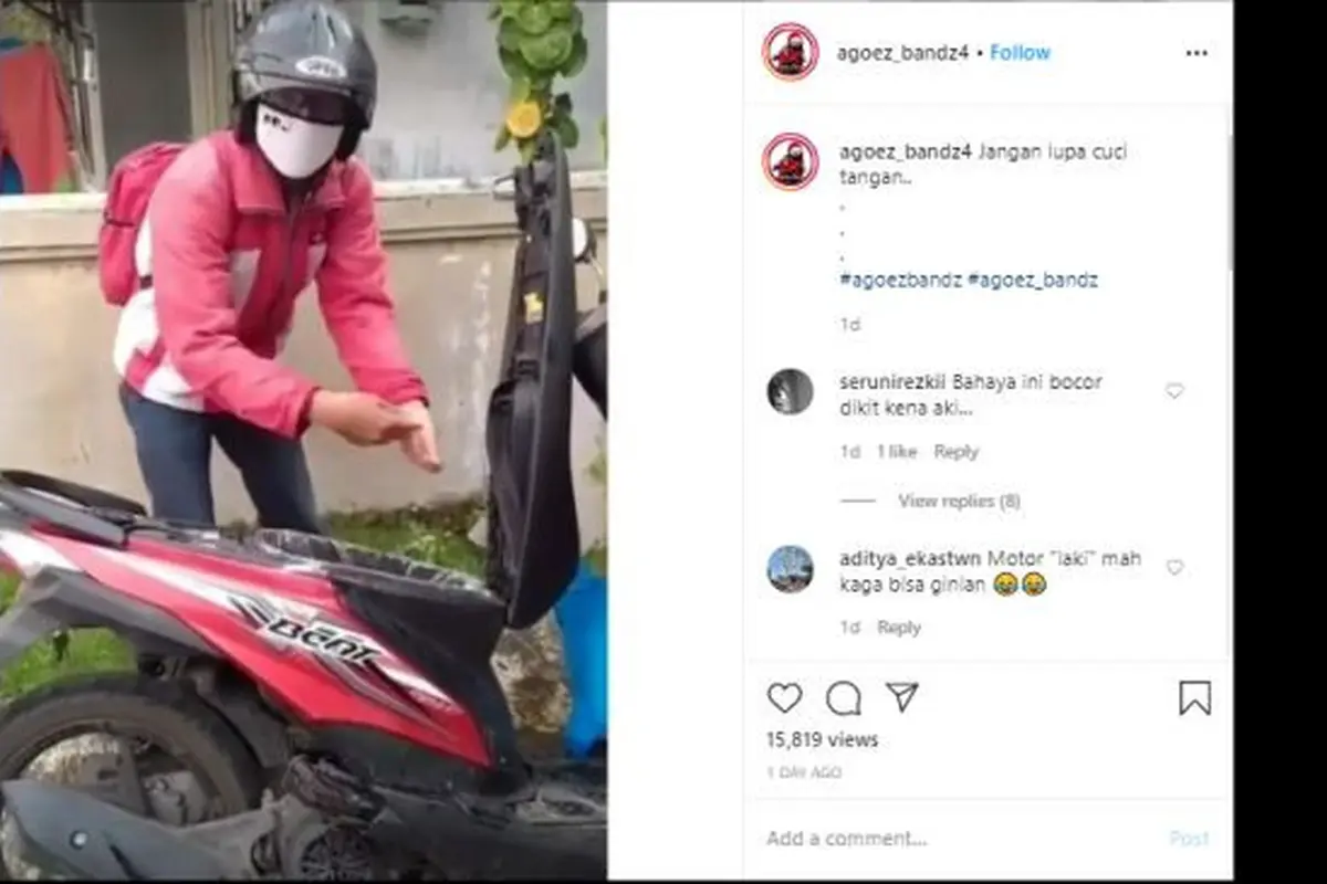 Bagasi Honda BeAT Disulap Jadi Wastafel