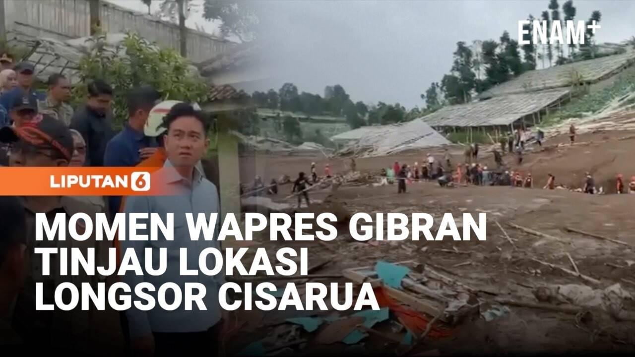Wapres Gibran Turun Tangan, Tinjau Lokasi Longsor Cisarua