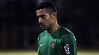 Pemain Timnas Indonesia, Beto Goncalves, usai latihan di Lapangan ABC Senayan, Jakarta, Jumat (1//6/2018). Latihan ini merupakan persiapan jelang laga melawan Thailand. (Bola.com/Vitalis Yogi Trisna)