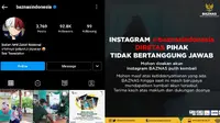 Akun Instagram BAZNAS Diretas