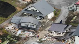 Gempa berkekuatan 6,8 skala Richter mengguncang Jepang, Sabtu (22/11/2014) malam waktu setempat. (REUTERS/Kyodo)