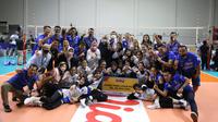 Tim bola voli putri Bandung bjb Tandamata menjuarai final four Proliga 2022. (Bola.com/Erwin Snaz)