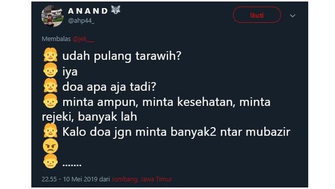 6 Drama Pasangan Kekasih Usai Pulang Tarawih Ini Bikin Tepuk Jidat (sumber:Twitter/@ahp44_ )