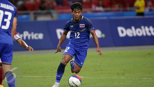 Pemain Timnas U-23 Thailand Nurul Sriyankem
