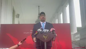 Menteri Pemuda dan Olahraga (Menpora) Dito Ariotedjo di Istana Negara, Jakarta, Senin (21/10/2024). (Liputan6.com/Winda Nelfira)