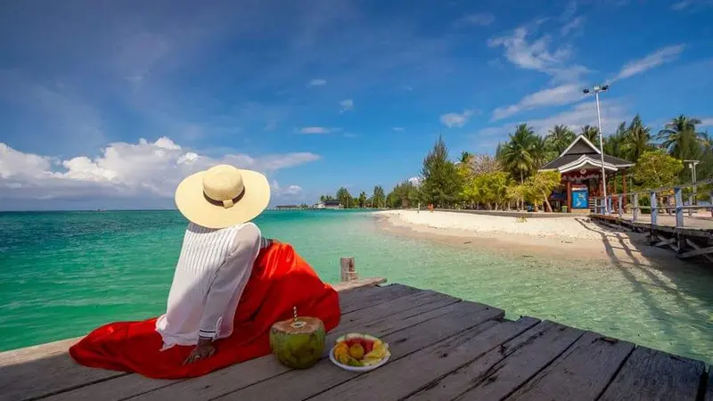 Wisata Pulau Bokori Sulawesi Tenggara.(Foto: Rahmad Ladae)