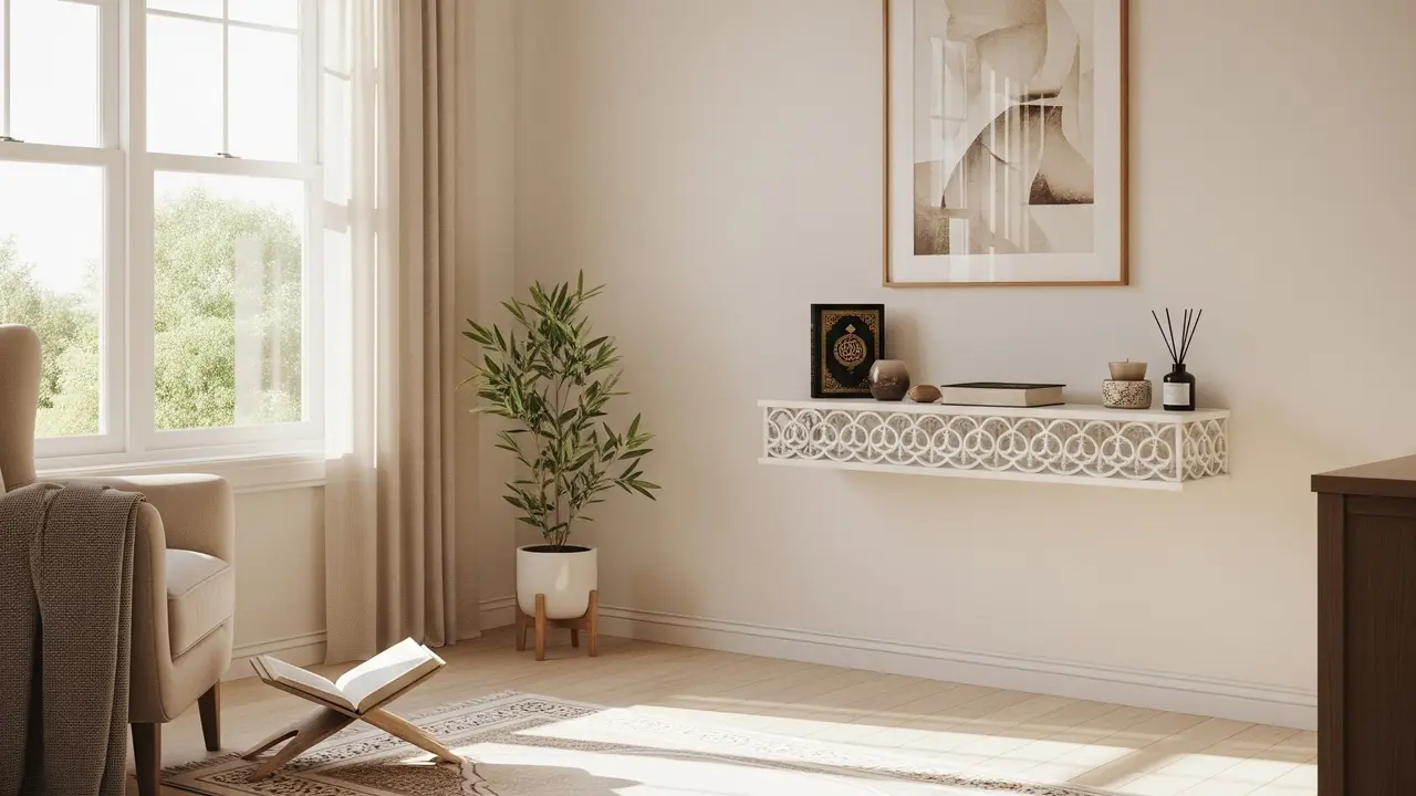 Desain Mushola dalam Rumah Sederhana. Foto: Gemini