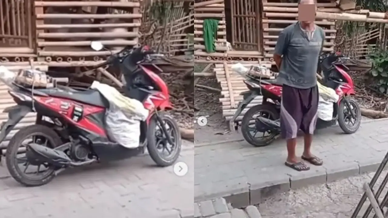 Paket COD Tak Sesuai Pesanan,Bapak-Bapak Ini Murka dan Nekat Sandera Motor Kurir