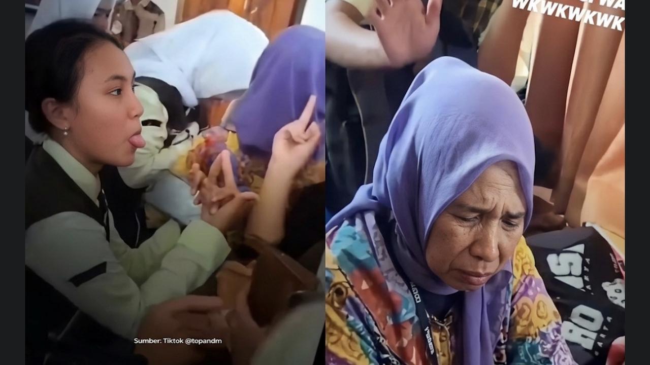 Pelajar di Purwakarta acungkan jari tengah ke guru