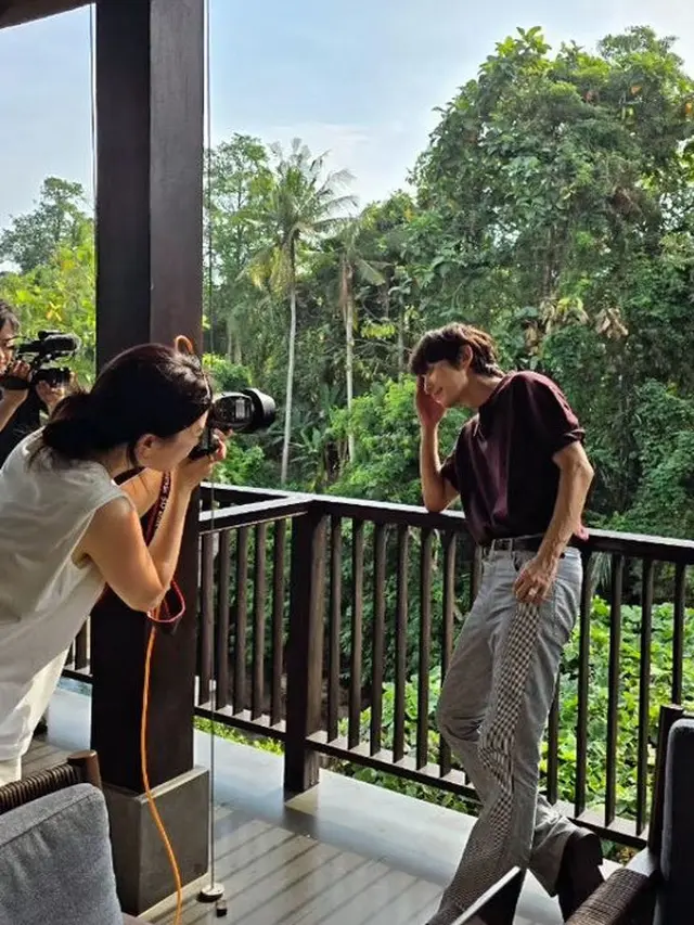 Lee Joon Gi saat Berkunjung ke Bali. [@actor_jg]