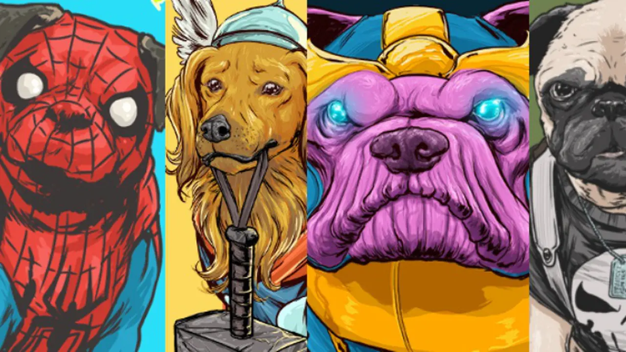 Begini Tampilan Anjing Jika Mereka Jadi Superhero