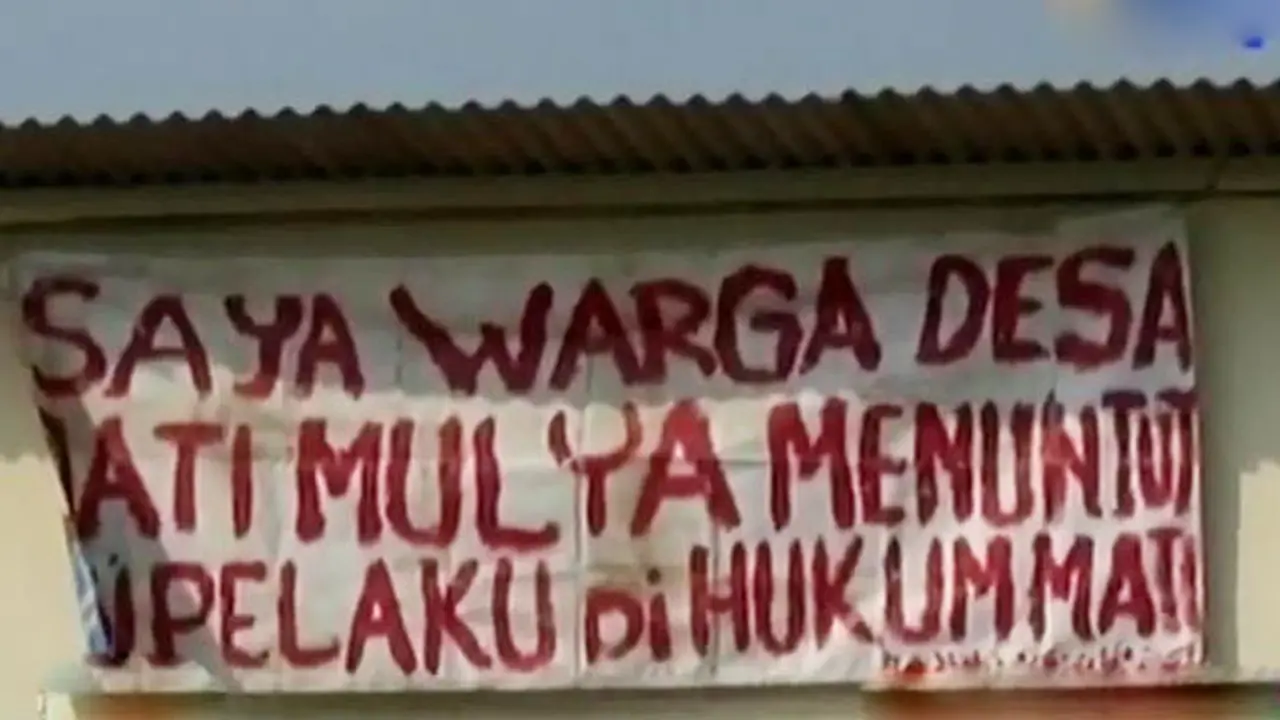 Spanduk Hukuman Mati
